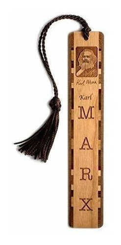 Foto De Karl Marx Con Marcador De Madera Grabado Con Firma