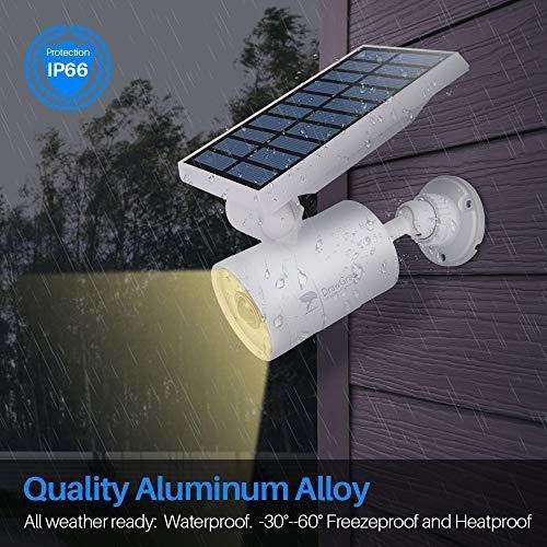 Luces Solares Sensor De Movimiento Exterior Aluminio,