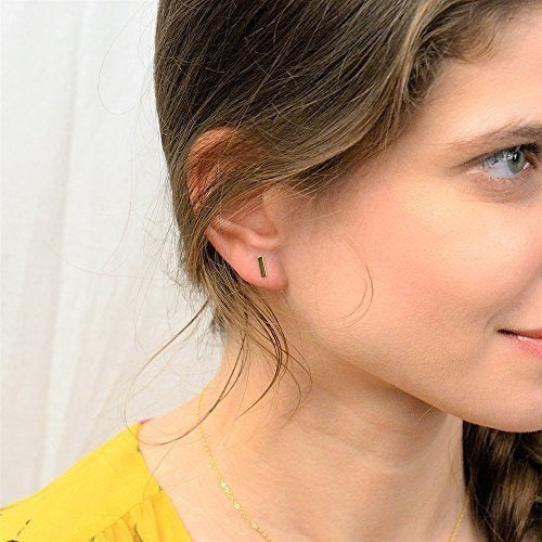 Pendientes Chapada Oro De 14k, Bola, Bola