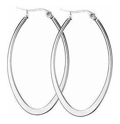 Pendientes De Aro De Acero De Titanio