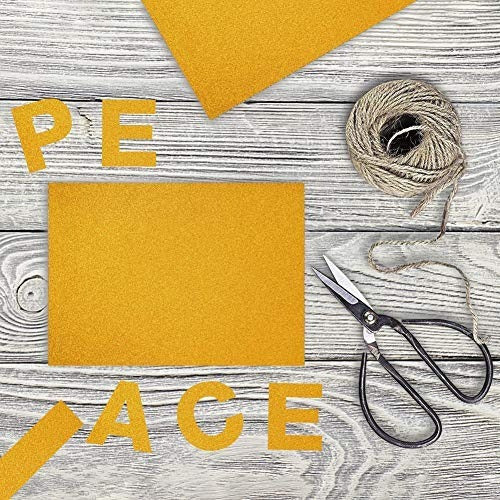 Papel Para Tarjetas Con Brillo, 20 Hojas Papel Sparkle