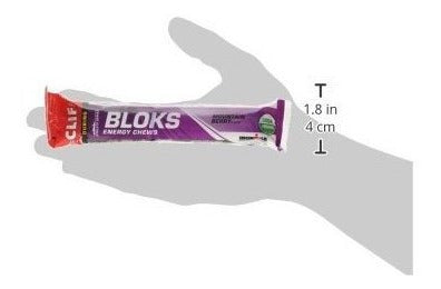 Clif Bloks - Energy Chews - Mountain Berry - Sin Cafeína