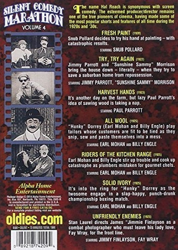 Maratón De Comedia Silenciosa, Volumen 4 (silencioso)