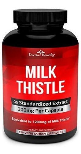Suplemento De Cápsulas De Cardo De Leche Pura - Un Potente