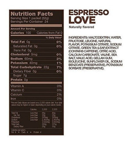 Gu Energy Original Energy Nutrition Energy Gel Espresso