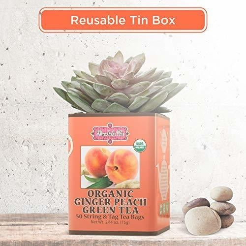 50 bolsas de té, té gourmet de baja cafeína