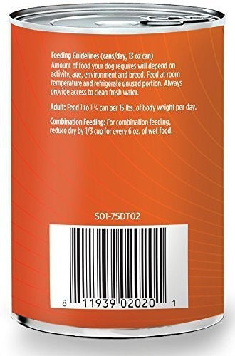 Comida Para Perros Húmeda Enlatada Sin Grano Para Adultos