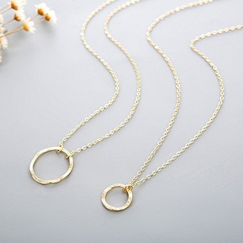 Collar 14k Gold Fill Dainty Round