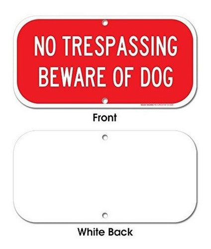 Letrero De No Ingreso Cuidado Con El Letrero Para Perros