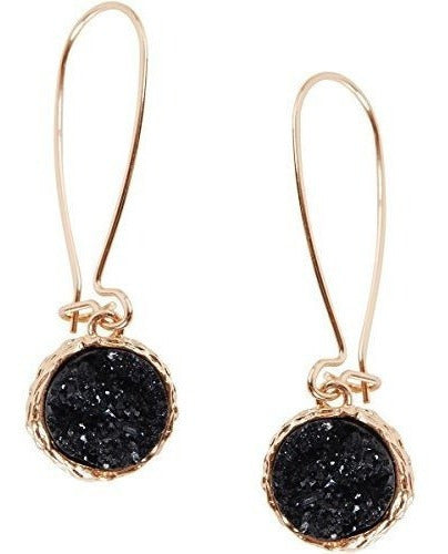 Pendientes de aros colgantes de gota para mujer