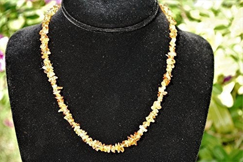 Charged 18 Collar De Cristal De Cuarzo Premium Citrine