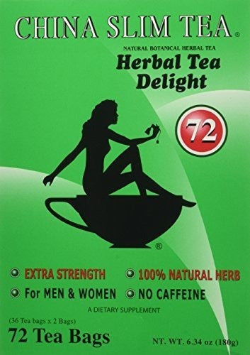 China Slim Tea Extra Strength Para Hombres Y Mujeres 72