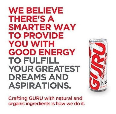 Guru Lite Bebida De Energía Natural - Bebidas Energéticas