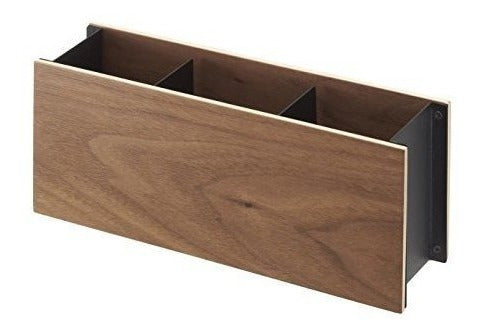 Yamazaki Home Rin Pen Y Soporte Para Control Remoto, Marrón