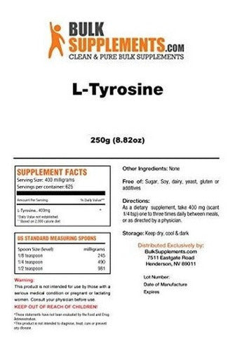 Suplementos a granel L-tirosina