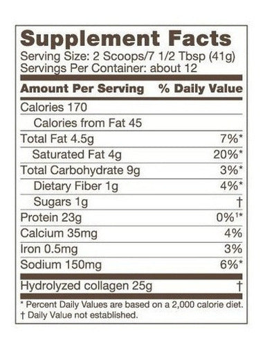 Polvo De Proteína De Péptidos De Colágeno A Prueba De Balas