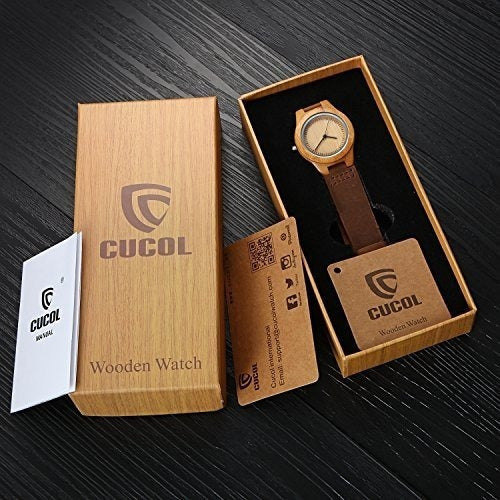 Relojes De Pulsera De Madera De Bambú Para Mujer