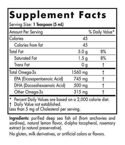 Omega-3 1560mg 16 Líquido