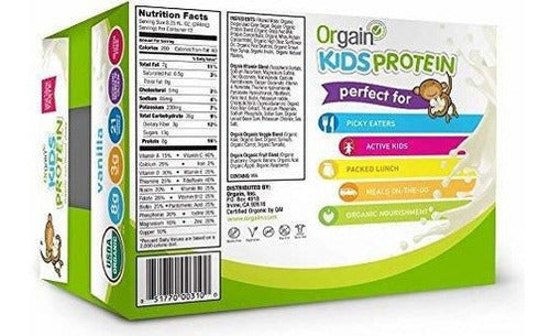 Batido Nutritivo Orgánico Orgain Kids Protein, Chocolate,