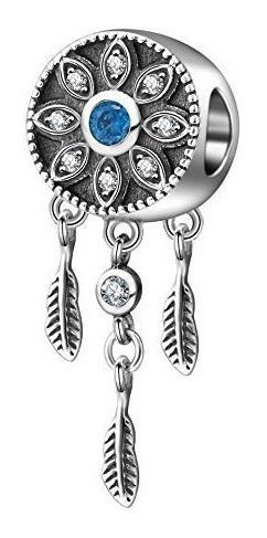 Colgante de cristal de plata