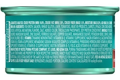 Purina Fancy Feast Comida humeda de Salmon para gatos