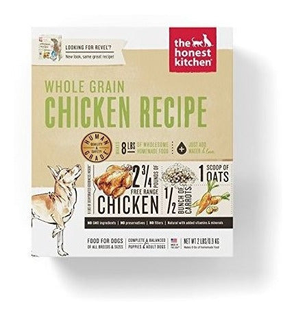 Comida Para Perros De Pollo De Grano Orgánico Deshidratado