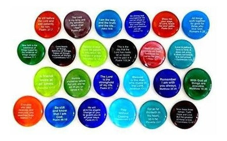 Piedras De Cristal Bíblicas, 24 De Tus Versos Bíblicos