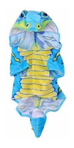 disfraz de mascota Azul Dino Para Mascotas, Pequeña