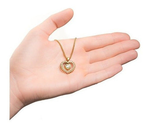 El Collar Del Corazón De Joyería De Por Vida, Zirconia