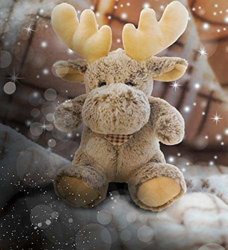 Peluche de alce sentado supersuave desconcertado, 11
