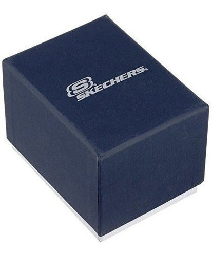 Skechers - Reloj Casual De Cuarzo, Metal Y Silicona Para