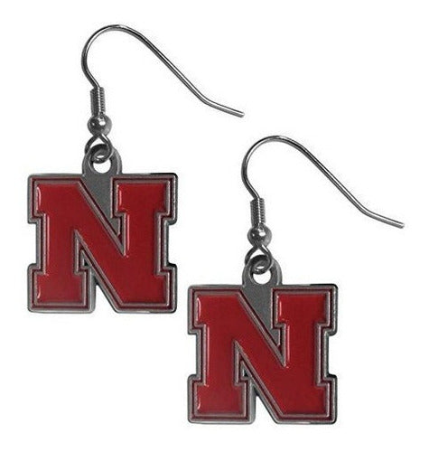 Pendientes Colgantes De Cornhuskers De Nebraska De La Ncaa