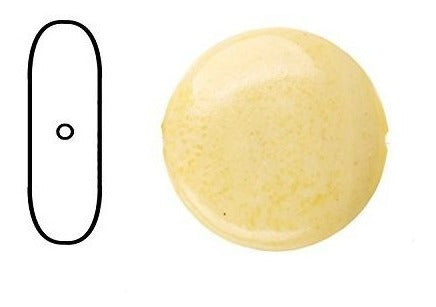 Granos Redondos Planos De Cristal De Cuarzo Soplado Piedras