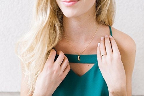 Collar Mini California Honeycat En Plata Joyas