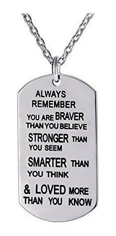 Lauhonmin Recuerda Siempre Que Eres Más Valiente /más Fuerte