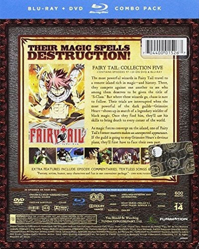 Fairy Tail Colección Cinco blu-ray