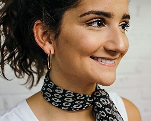 Pendientes De Aro De Oro Amarillo De 14 Quilates Con Tubo