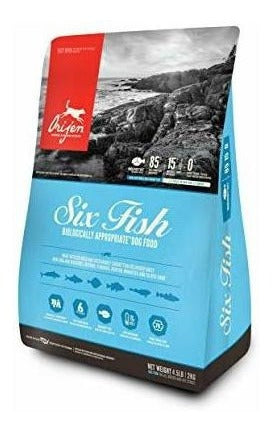 Orijen Perro de seis peces de 4.5 lb