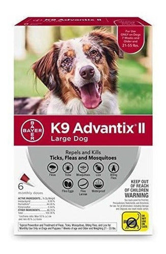 Bayer K9 Advantix Ii Prevención De Pulgas Garrapatas