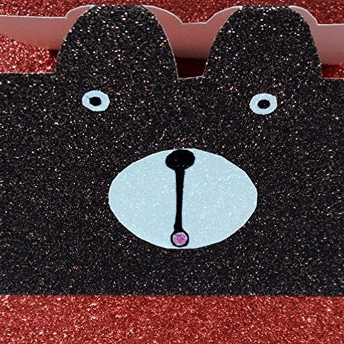 Papel Para Tarjetas Con Brillo, 20 Hojas Papel Sparkle