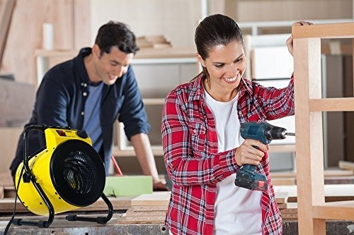 King Electric Psh1215t Calentador Portátil De Tienda Con