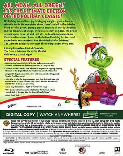 pelicula de Cómo Robó Grinch Christmas en blu ray