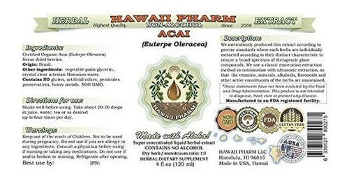 Extracto Líquido De Acai Orgánico