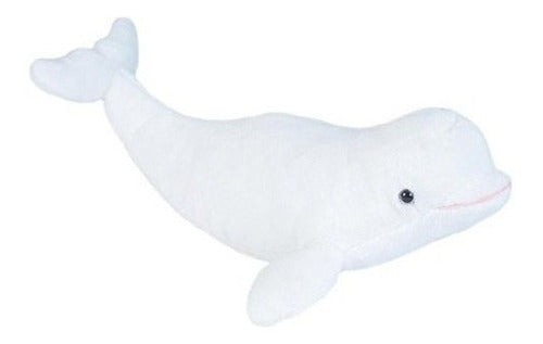 Wild Republic Peluche Beluga Cuddlekins, 20cm