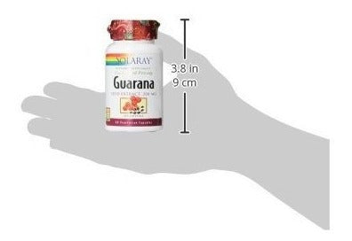 Suplemento De Extracto De Semilla De Guaraná Solaray, 200