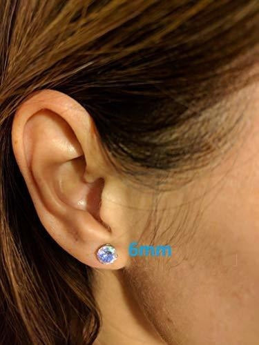 5 Pares De Aretes Quirúrgicos De Acero Inoxidable Aurora