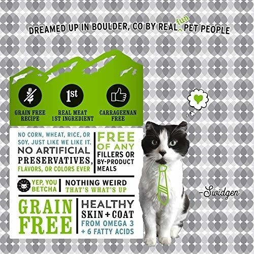 Alimento húmedo para gatos, sin granos, Variedad de sabores