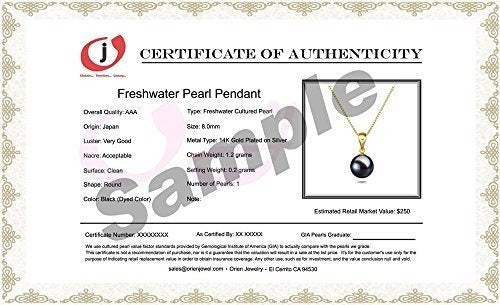 Collar Con Colgante De Perla Cultivada en Agua Dulce