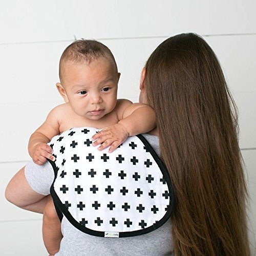 Paños para eructos de muselina Conjunto De Peto Burp paquete De 3