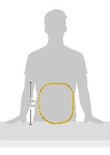 Cadena de abalorios oro Accesorio de fiesta